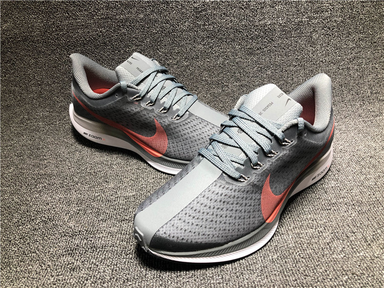 Nike Zoom Pegasus Turbo Grey Red Shoes